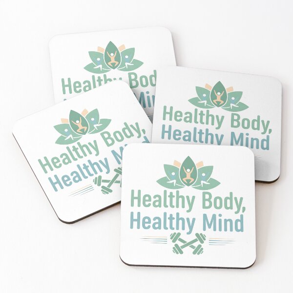 Item preview, Healthy Body, Healthy Mind T-Shirt – Yoga & Fitness Instructor Wellness Tee designed and sold by Muzgle.