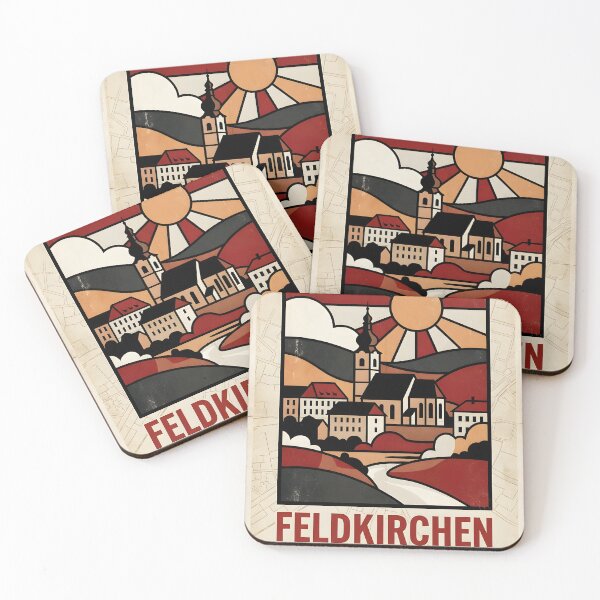 Item preview, Feldkirchen In Karnten Austria Retro Vintage Travel Tourism B designed and sold by TravelersGems.