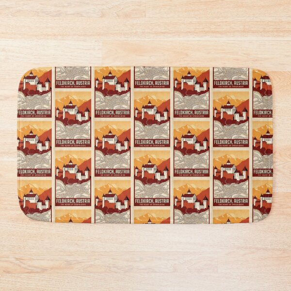 Item preview, Feldkirch Austria Retro Vintage Travel Tourism B designed and sold by TravelersGems.