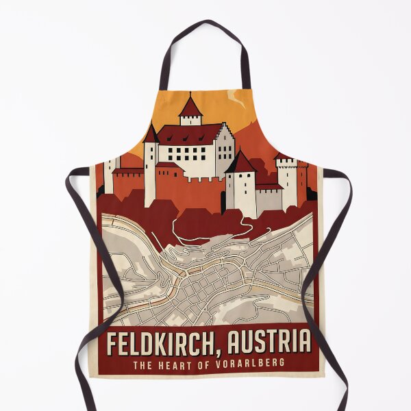 Item preview, Feldkirch Austria Retro Vintage Travel Tourism B designed and sold by TravelersGems.