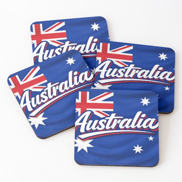 Item preview, Australia Flag Design – Australian Pride Bold Typography Art designed and sold by GarnerSupplyCo.