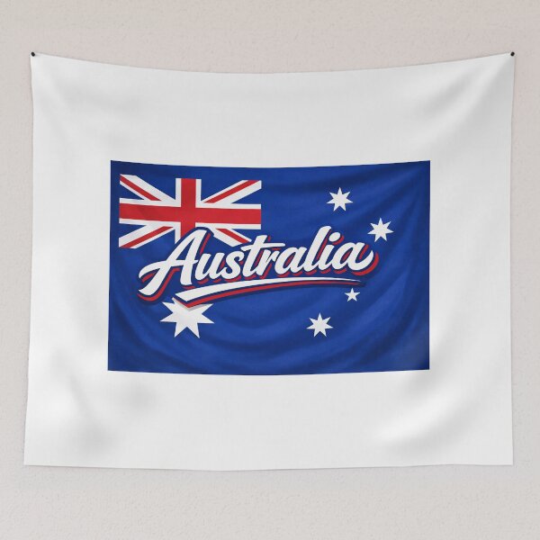 Item preview, Australia Flag Design – Australian Pride Bold Typography Art designed and sold by GarnerSupplyCo.