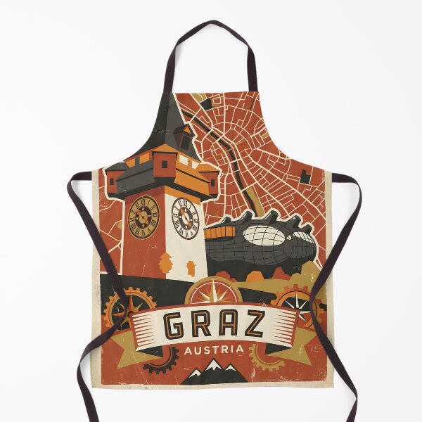 Item preview, Graz Austria Retro Vintage Travel Tourism B designed and sold by TravelersGems.
