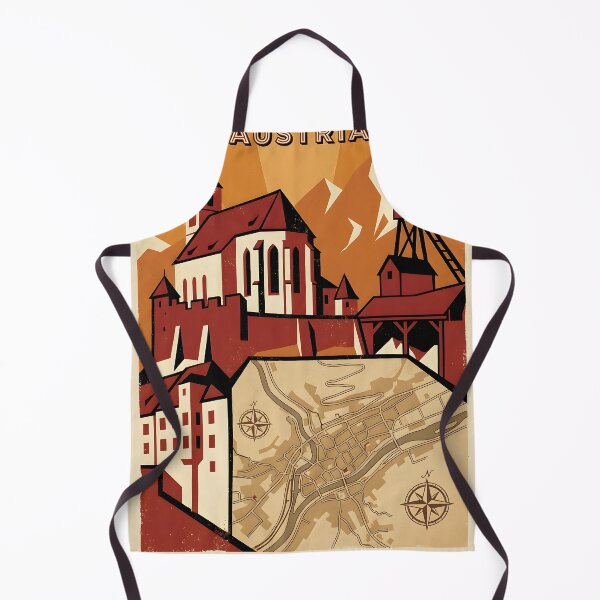 Item preview, Hallein Austria Retro Vintage Travel Tourism designed and sold by TravelersGems.