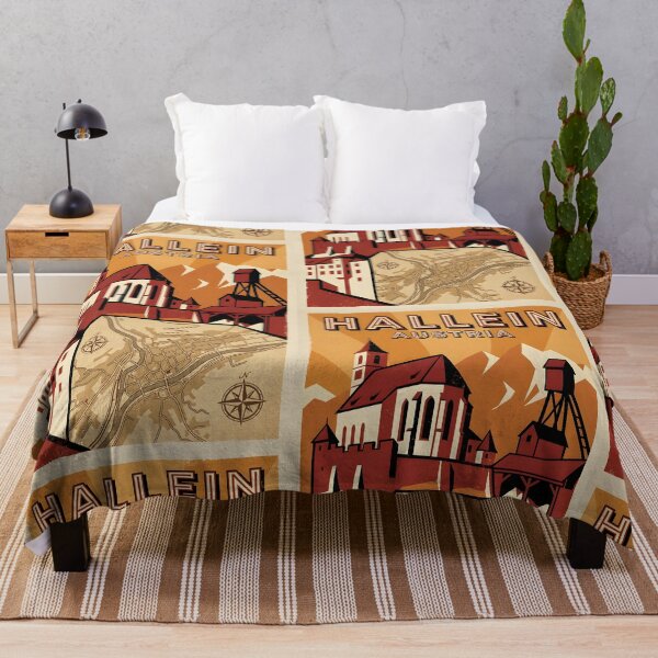 Item preview, Hallein Austria Retro Vintage Travel Tourism designed and sold by TravelersGems.