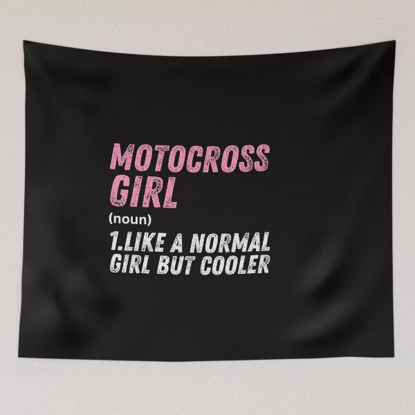 Item preview, Motocross Girl Like A Normal Girl But Cooler designed and sold by WeirdlyRare.