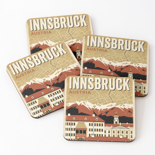 Item preview, Innsbruck Austria Retro Vintage Travel Tourism designed and sold by TravelersGems.