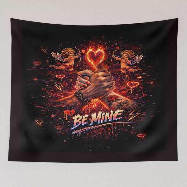Item preview, Be Mine Men street art designed and sold by Natart1004.