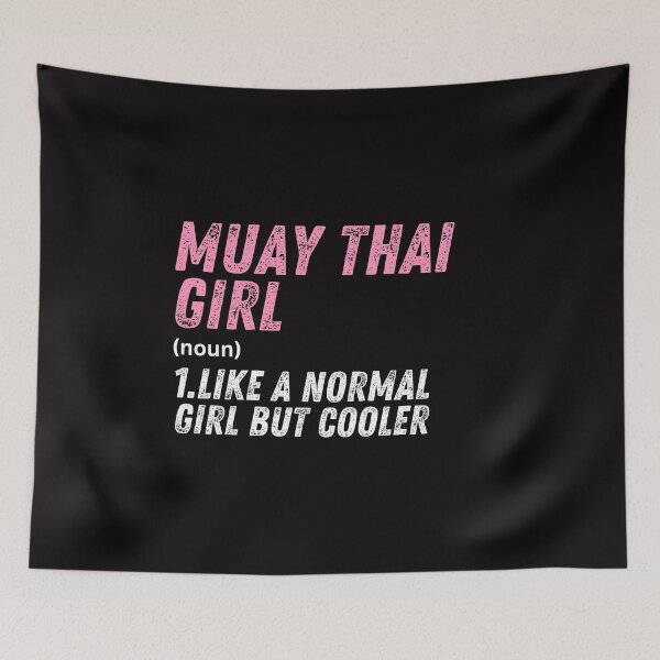 Item preview, Muay Thai Girl Like A Normal Girl But Cooler designed and sold by WeirdlyRare.