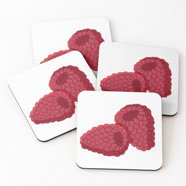 Item preview, Fresh Red Raspberries Illustration designed and sold by ValeryFlame.