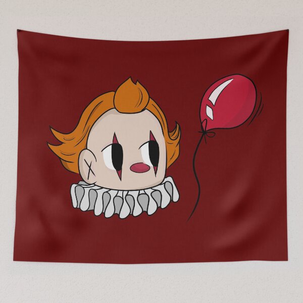 Item preview, kawaii killer clown designed and sold by RosiArte.