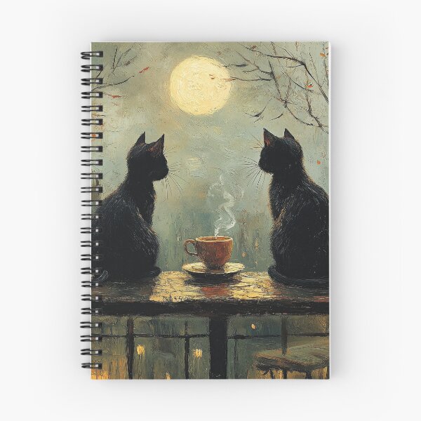 Item preview, Two Cats and a Quiet Night designed and sold by Erika Kaisersot.