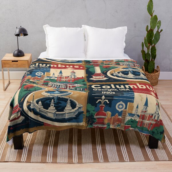 Item preview, Columbus Georgia USA Vintage Travel Tourism designed and sold by TravelersGems.