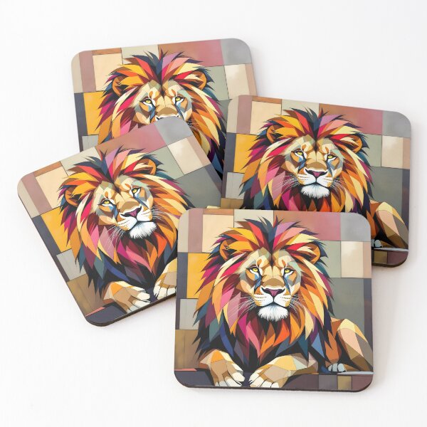 Item preview, Mature Male Lion Resting designed and sold by ChanceTwoArt.