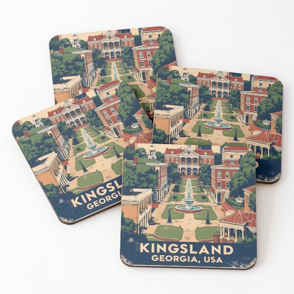 Item preview, Kingsland Georgia USA Vintage Travel Tourism  designed and sold by TravelersGems.