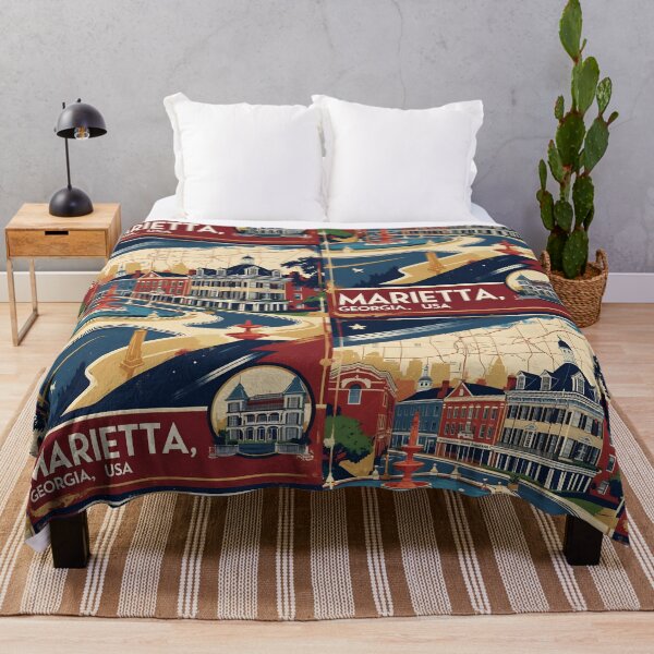 Item preview, Marietta Georgia USA Vintage Travel Tourism designed and sold by TravelersGems.
