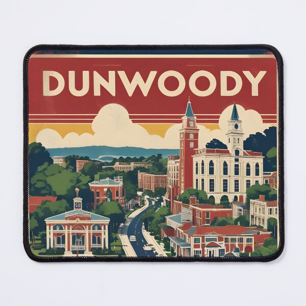 Item preview, Dunwoody Georgia USA Vintage Travel Tourism designed and sold by TravelersGems.