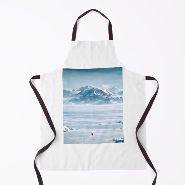 Item preview, Penguin Walking to the Mountains – Existential Meme Art designed and sold by BRAINROTWEAR.