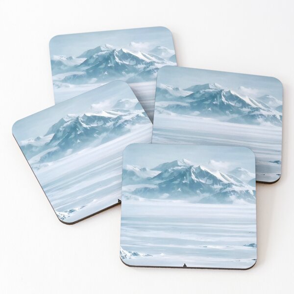 Item preview, Penguin Walking to the Mountains – Existential Meme Art designed and sold by BRAINROTWEAR.