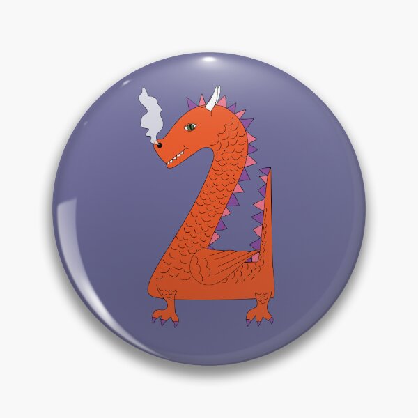 Item preview, 2nd Birthday, Red Dragon drawn in the shape of a number two designed and sold by Sheridanlongdog.