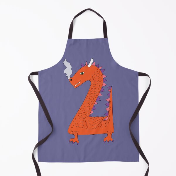 Item preview, 2nd Birthday, Red Dragon drawn in the shape of a number two designed and sold by Sheridanlongdog.