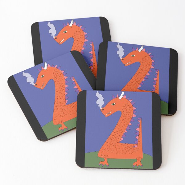 Item preview, 2nd Birthday, Red Dragon drawn in the shape of a number two designed and sold by Sheridanlongdog.