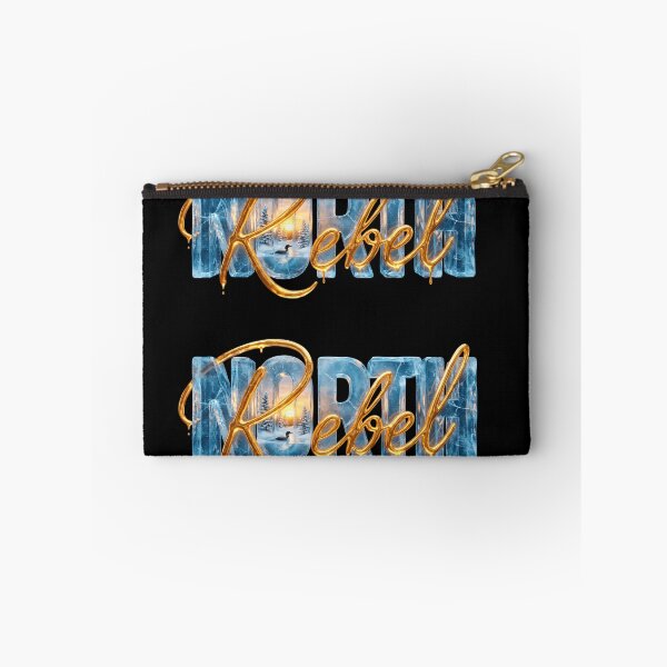 Item preview, Rebel North - 3D Ice & Gold Typography Minnesota designed and sold by The Grumpy Pet Club.