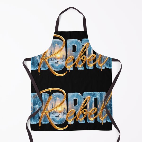 Item preview, Rebel North - 3D Ice & Gold Typography Minnesota designed and sold by The Grumpy Pet Club.