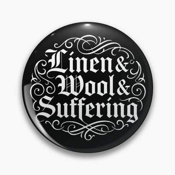 Item preview, Rosette Linen Wool Suffering Badge designed and sold by Mark4Brave.