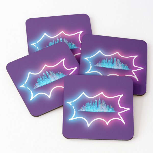 Item preview, Futuristic Neon City Skyline - Cyberpunk Metropolis Glow designed and sold by SolutionsArt.