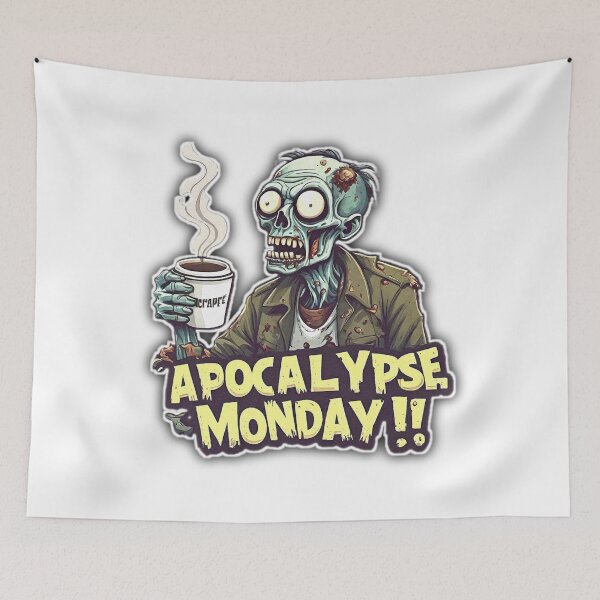 Item preview, APOCALYPSE MONDAY begins! designed and sold by Giulivo Store Graphic.