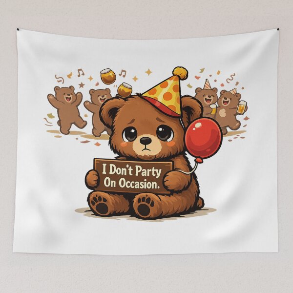 Item preview,  “I Don’t Party On Occasion.”  designed and sold by OnOccasion17.