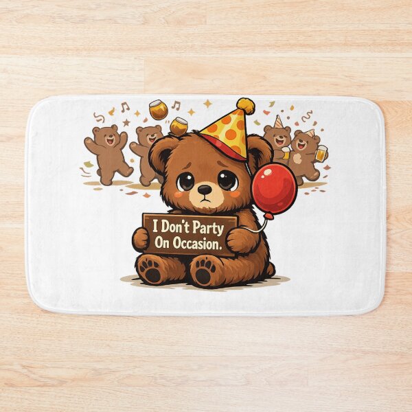 Item preview,  “I Don’t Party On Occasion.”  designed and sold by OnOccasion17.