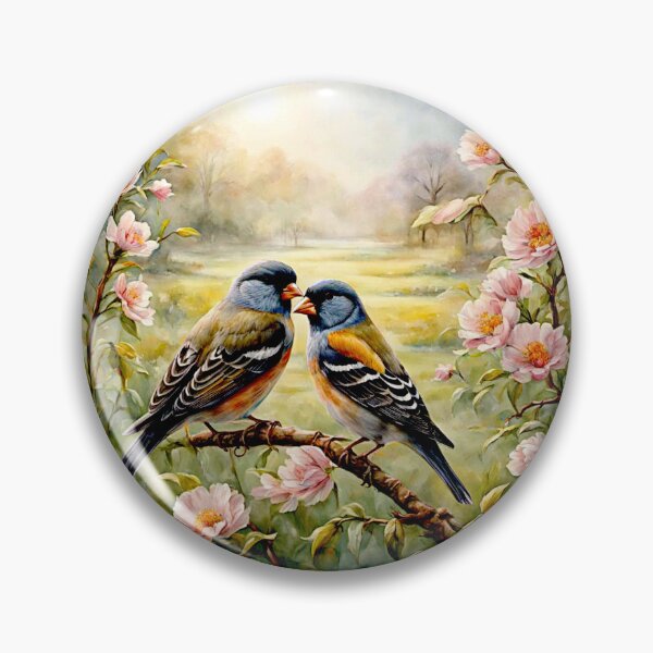 Item preview, Colorful Finch in Blooming Countryside #7 designed and sold by Helios Be. Lavsh.