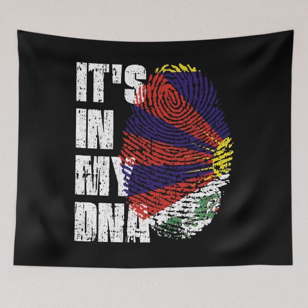 Item preview, IT'S IN MY DNA Tibet Flag Roots designed and sold by CosmoKitsch.
