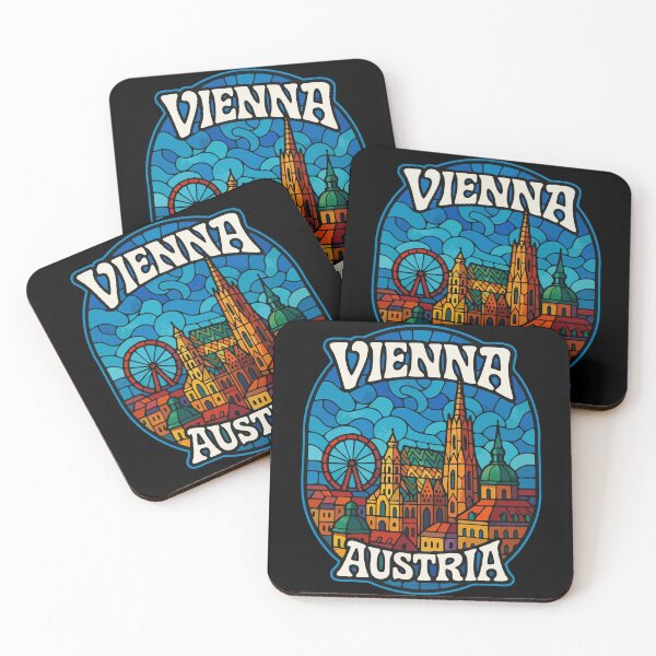 Item preview, Vienna Austria Stained Glass Art Travel designed and sold by TomFrontierArt.