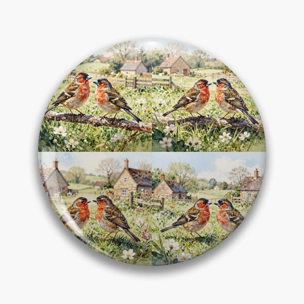 Item preview, Colorful Finch in Blooming Countryside #8 Bulk designed and sold by Helios Be. Lavsh.