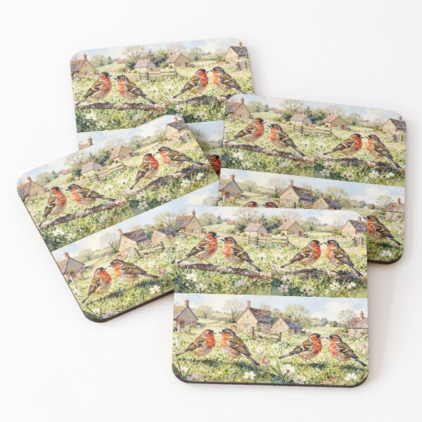 Item preview, Colorful Finch in Blooming Countryside #8 Bulk designed and sold by Helios Be. Lavsh.