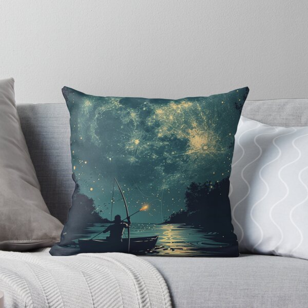 Item preview, Fishing at Night designed and sold by SynthPopCreate.