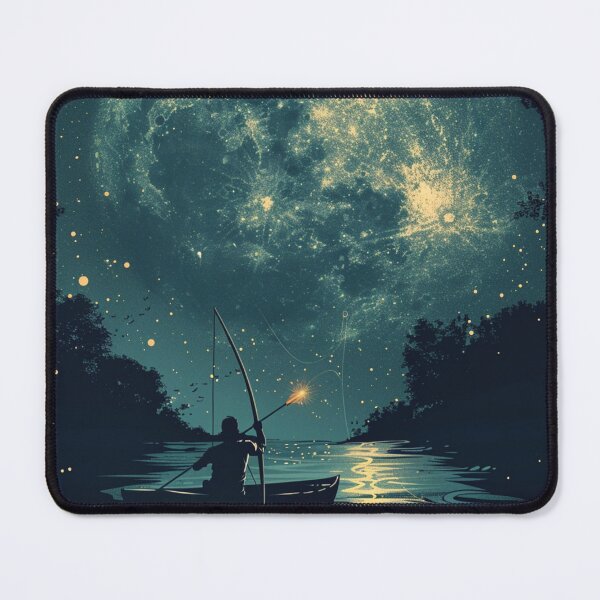 Item preview, Fishing at Night designed and sold by SynthPopCreate.