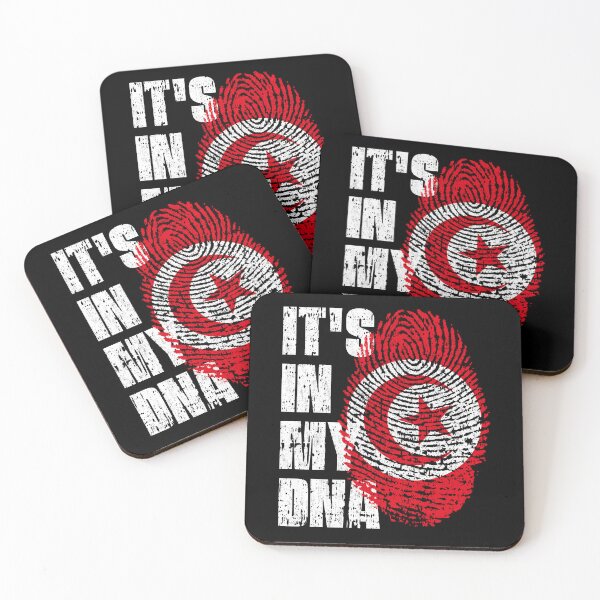 Item preview, IT'S IN MY DNA Tunisia Flag Roots designed and sold by CosmoKitsch.