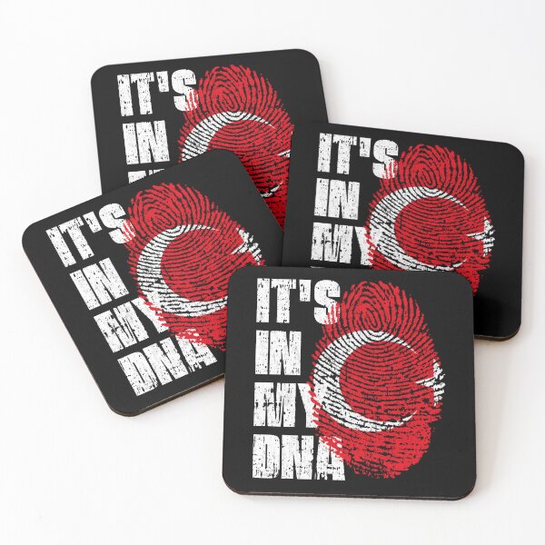Item preview, IT'S IN MY DNA Turkey Flag Roots designed and sold by CosmoKitsch.