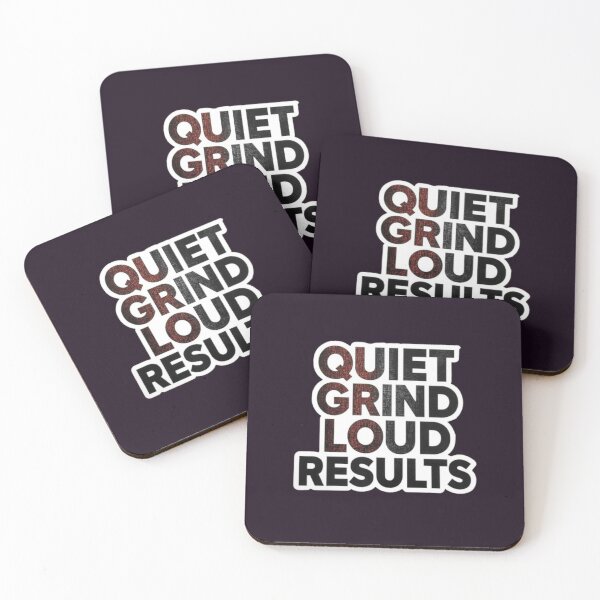 Item preview, Quiet Grind Motivation Quote for Success Mindset designed and sold by MyDesigneStore.