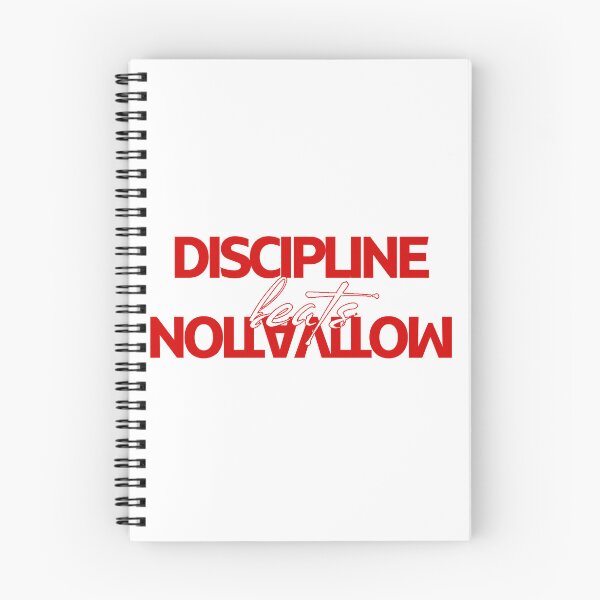 Item preview, Discipline Beats Motivation – Built Different Mindset Red-E designed and sold by BuiltDifferent Mindset.