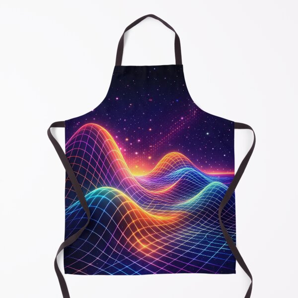 Item preview, Neon Grid Horizon – Synthwave Landscape designed and sold by PTARZ.