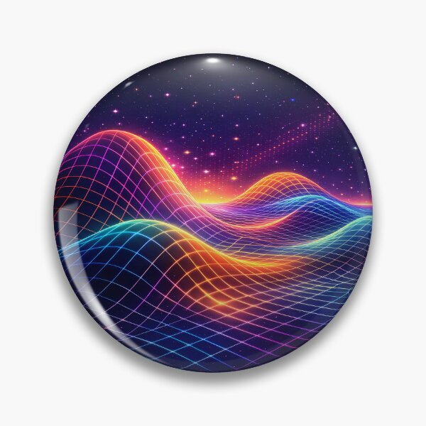 Item preview, Neon Grid Horizon – Synthwave Landscape designed and sold by PTARZ.