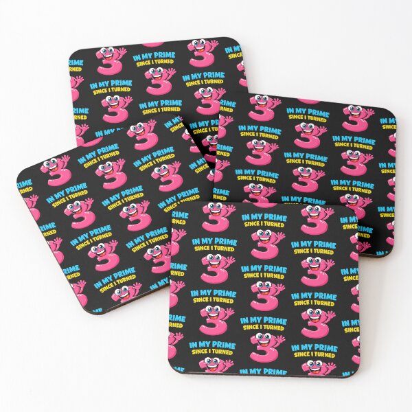 Item preview, In My Prime Since I Turned 3 Cute Math Birthday Humor Design designed and sold by TeeTimeTreasure.
