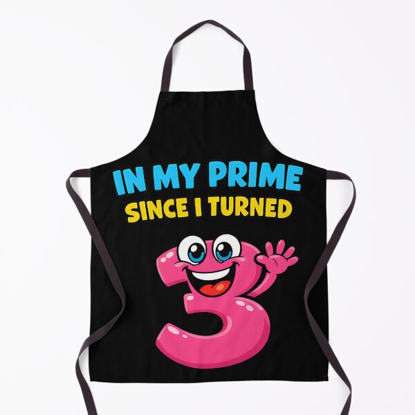 Item preview, In My Prime Since I Turned 3 Cute Math Birthday Humor Design designed and sold by TeeTimeTreasure.