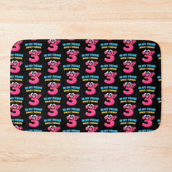 Item preview, In My Prime Since I Turned 3 Cute Math Birthday Humor Design designed and sold by TeeTimeTreasure.