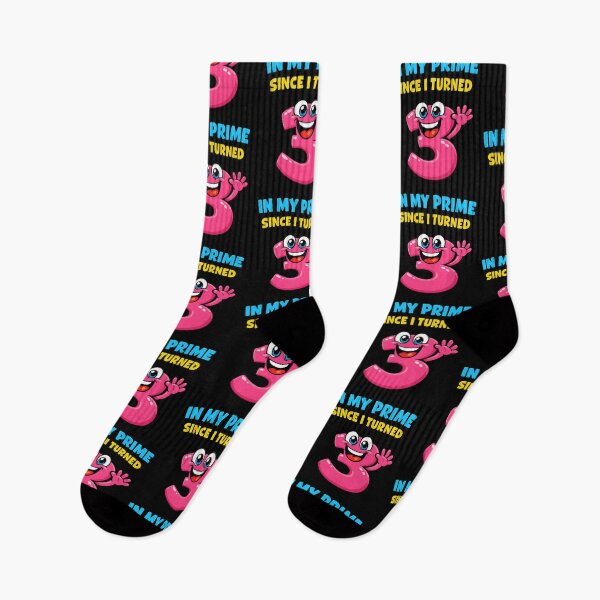 Item preview, In My Prime Since I Turned 3 Cute Math Birthday Humor Design designed and sold by TeeTimeTreasure.